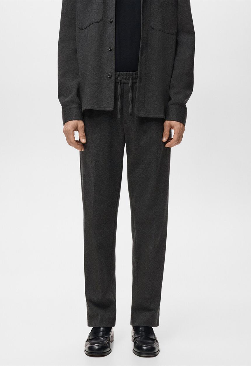 MANGO - Trousers Alcudiaj - Dark Grey