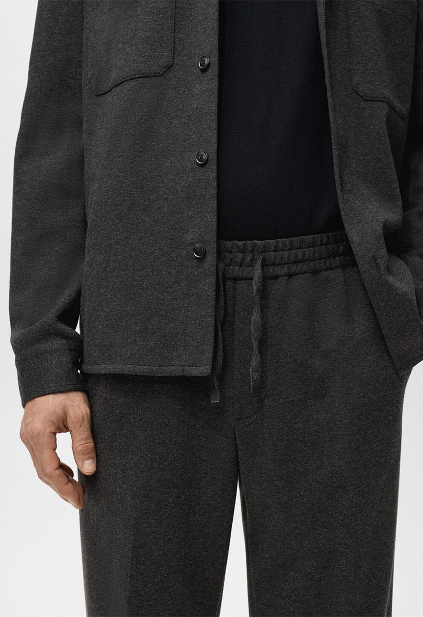 MANGO - Trousers Alcudiaj - Dark Grey