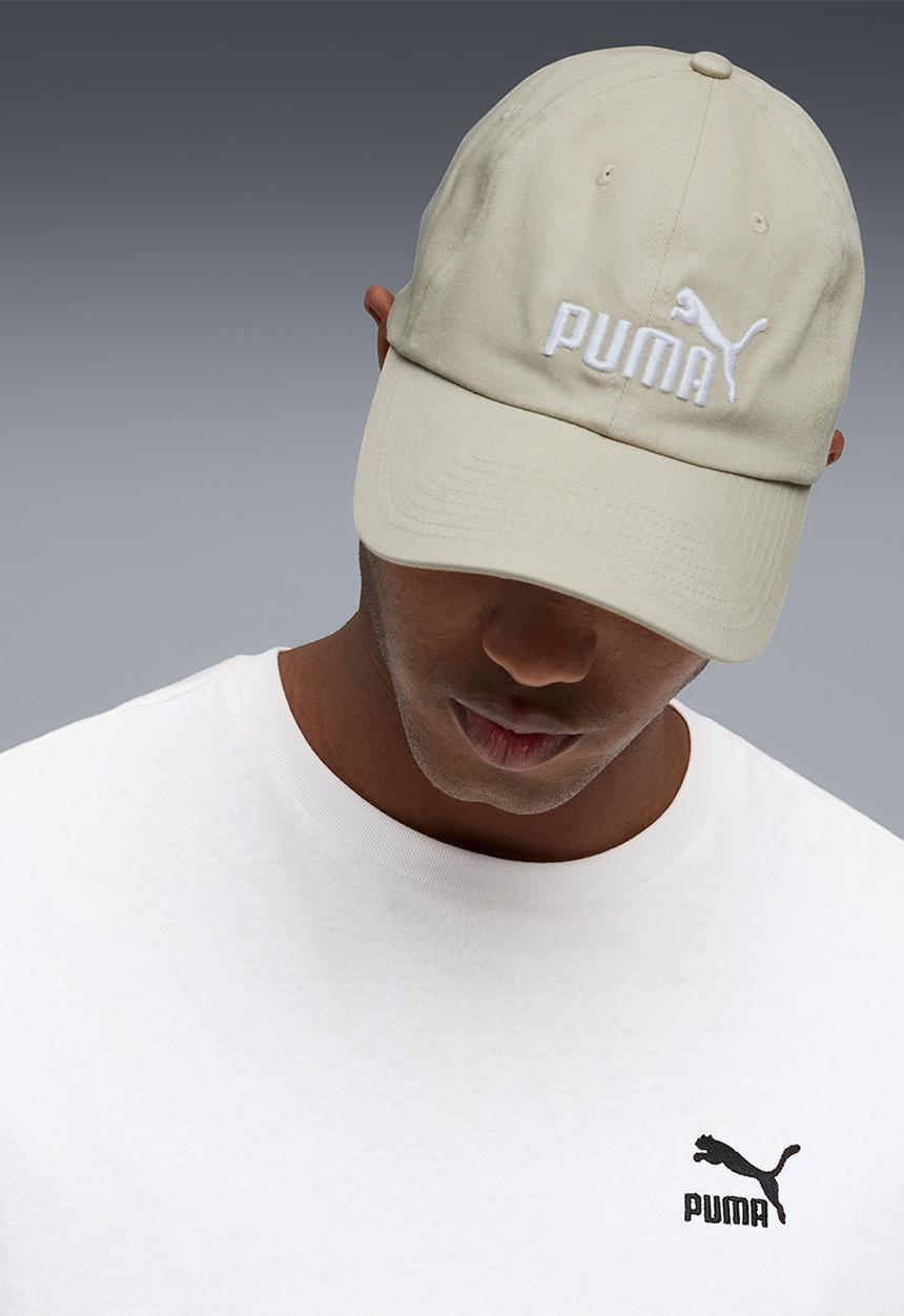 PUMA - Ess no.1 logo bb cap - pebble gray