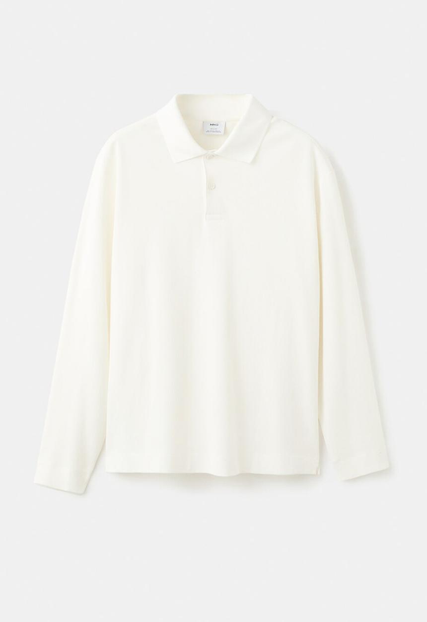MANGO - Polo Shirt Garethp - White