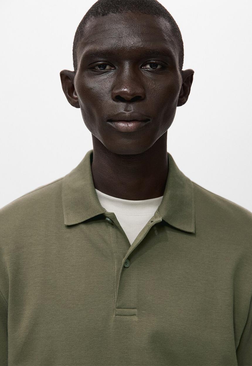MANGO - Polo Shirt Garethp - Light-Brown