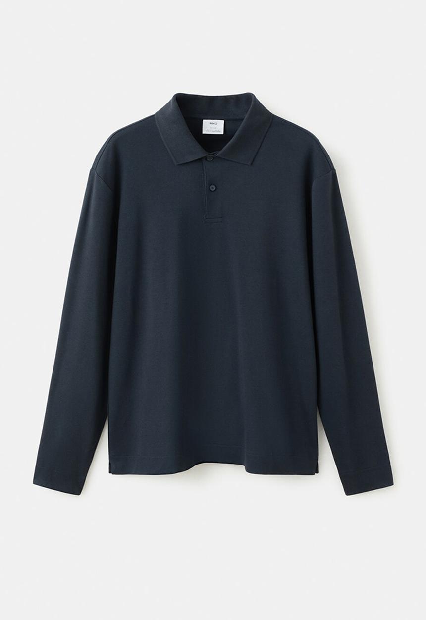 MANGO - Polo Shirt Garethp - Navy