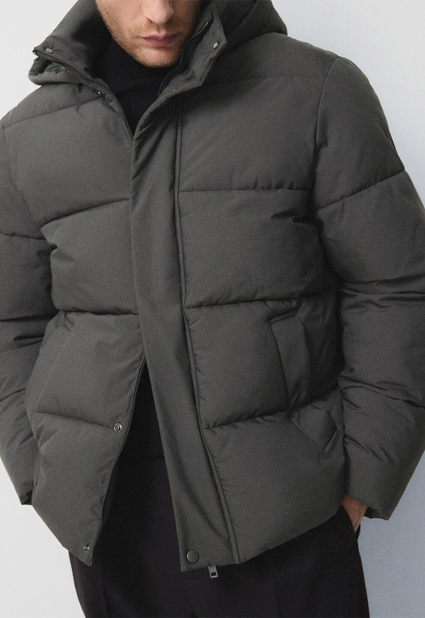 MANGO - Anorak Ford  - Grey