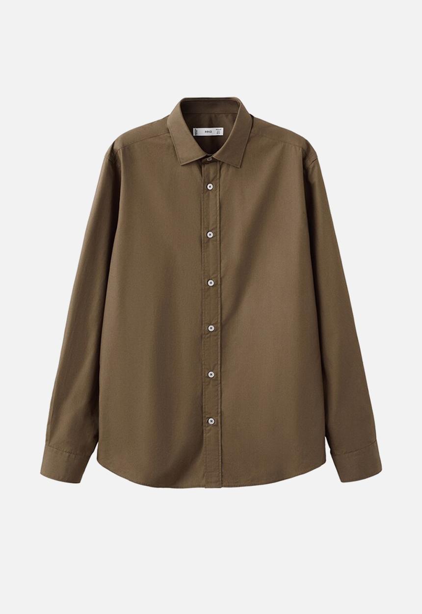 MANGO - Shirt Play  - Tobacco-Brown