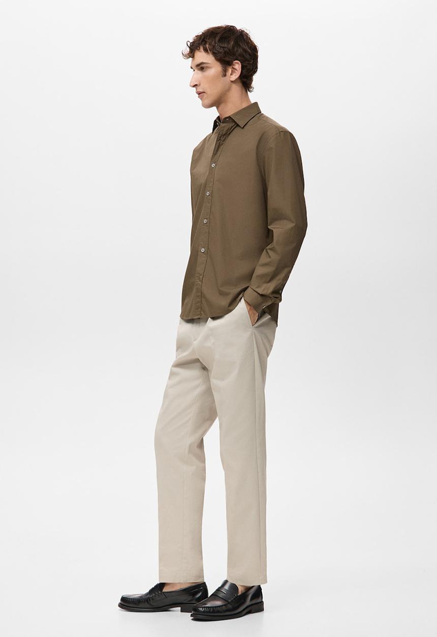 MANGO - Shirt Play  - Tobacco-Brown