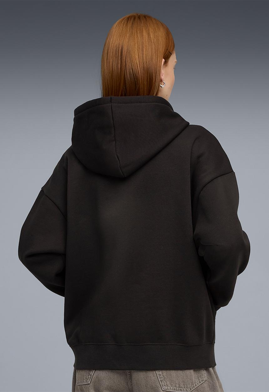 PUMA - Ess Small No. 1 Logo Comfort Full-Zip Ho - Puma Black
