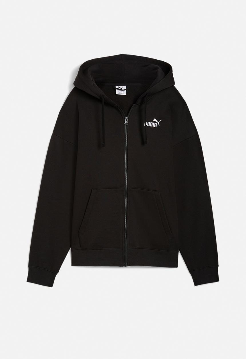 PUMA - Ess Small No. 1 Logo Comfort Full-Zip Ho - Puma Black