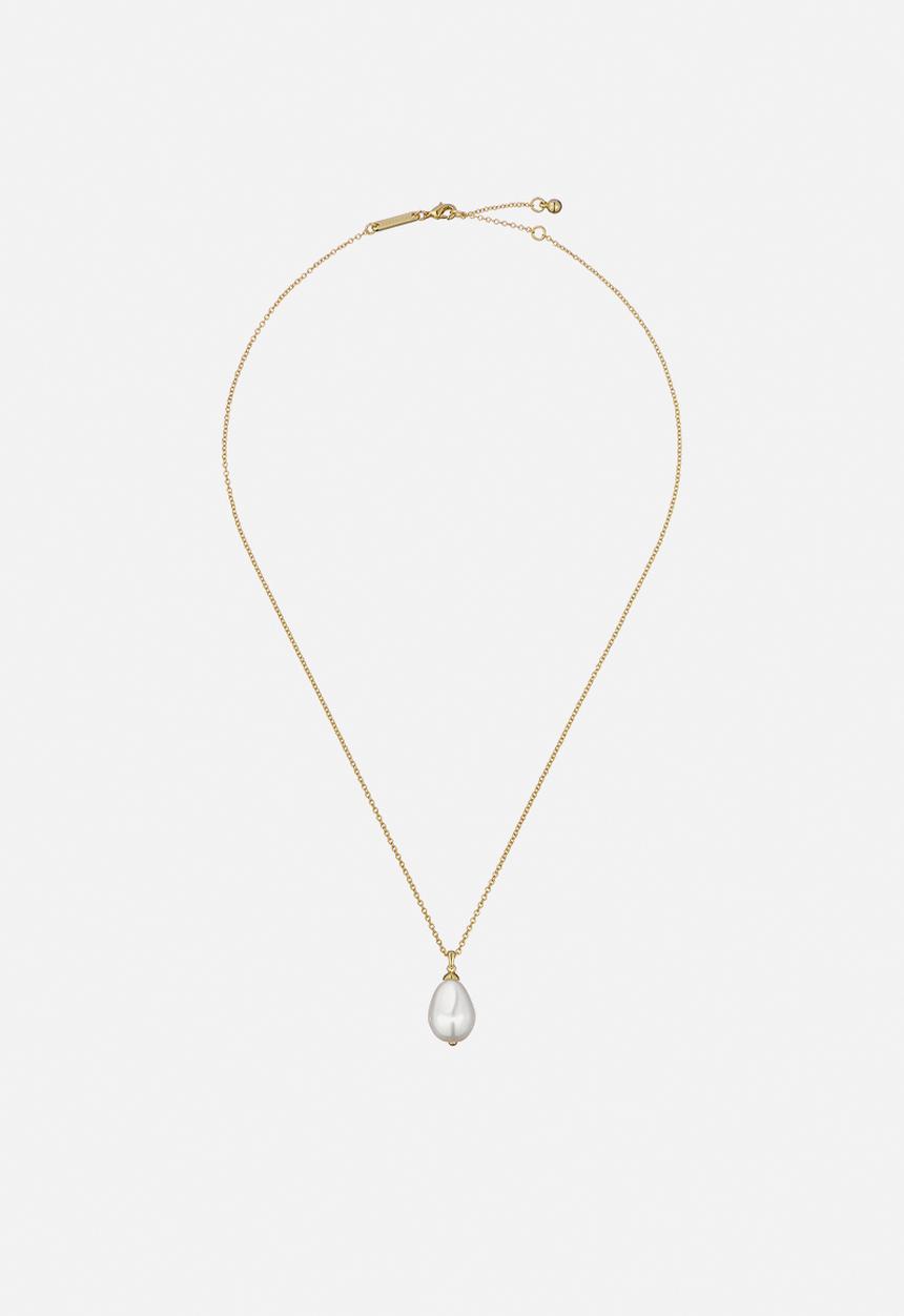 Ted Baker - Parmlia pearl drop pendant necklace-gold