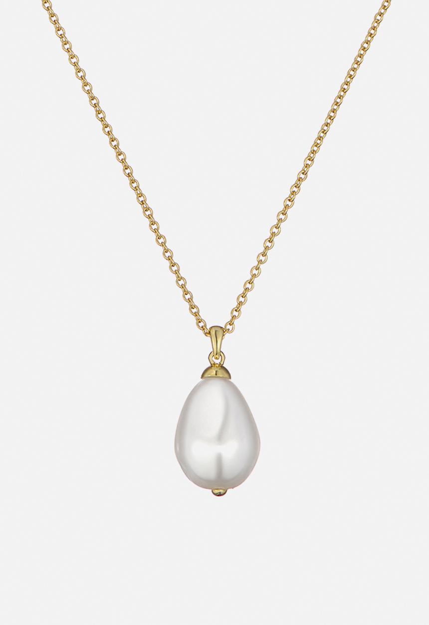 Ted Baker - Parmlia pearl drop pendant necklace-gold