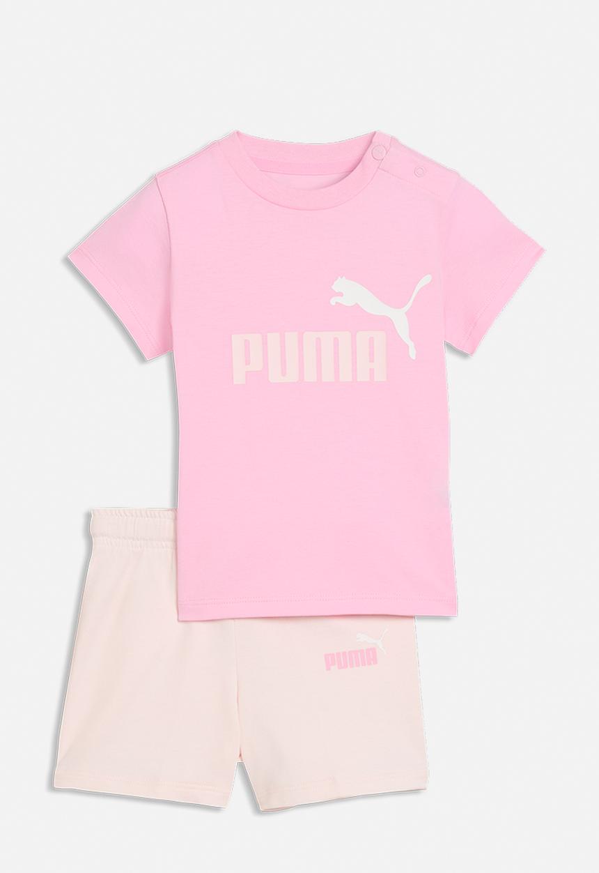 PUMA - Minicats Ess Tee And Shorts Set Inf - Pink Shimmer