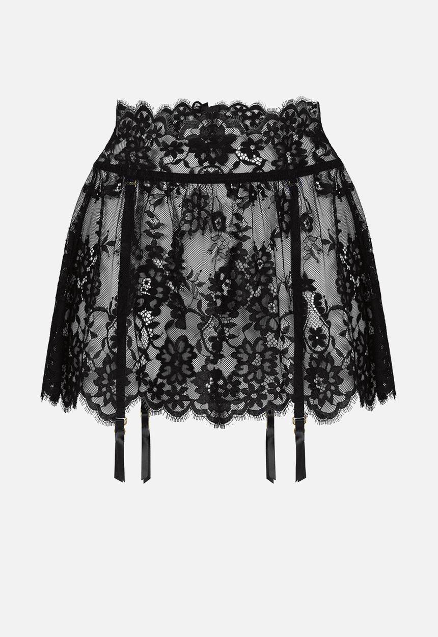 Hunkemoller - Skirt lace mya - black