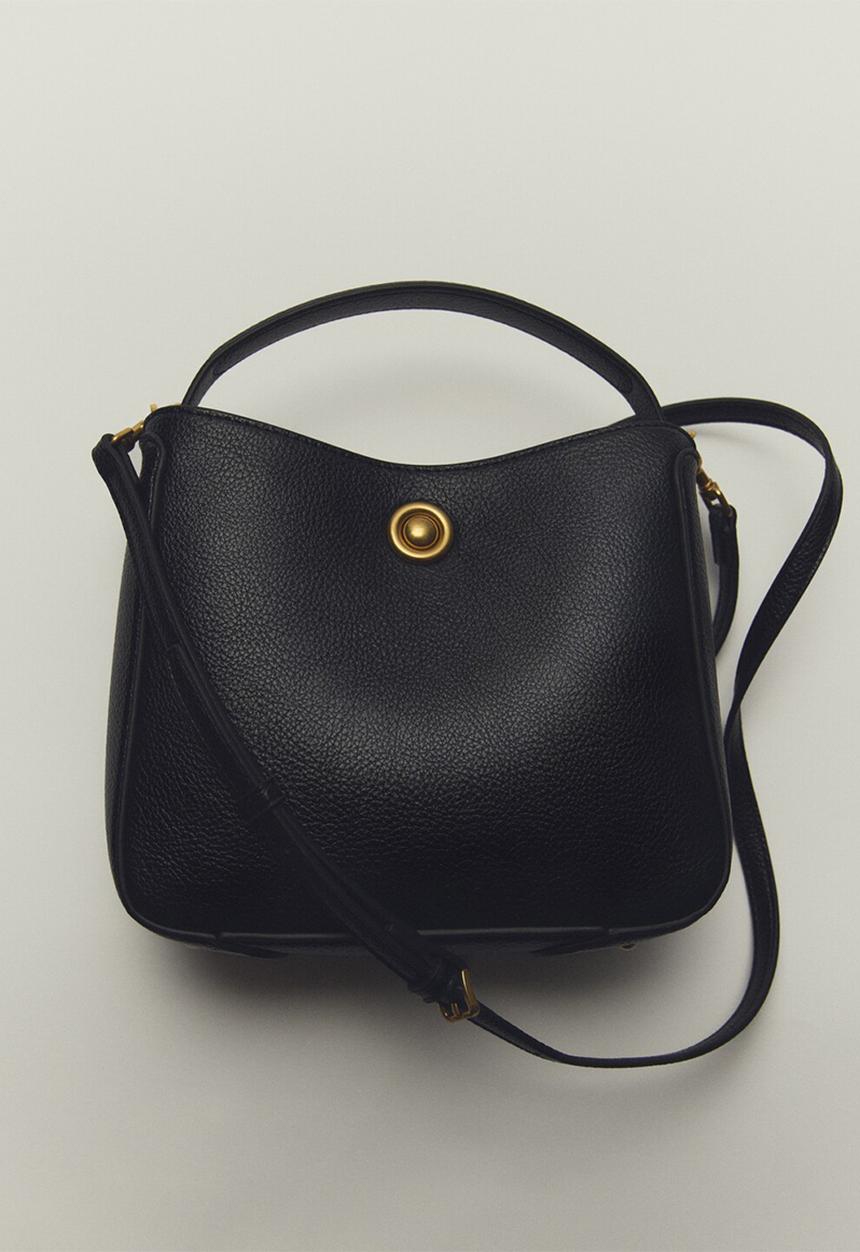MANGO - Caude bucket bag - black