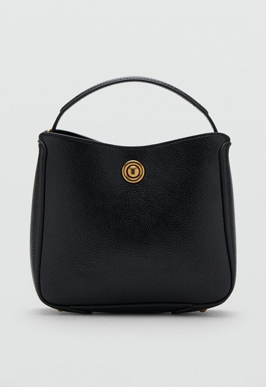 MANGO - Caude bucket bag - black