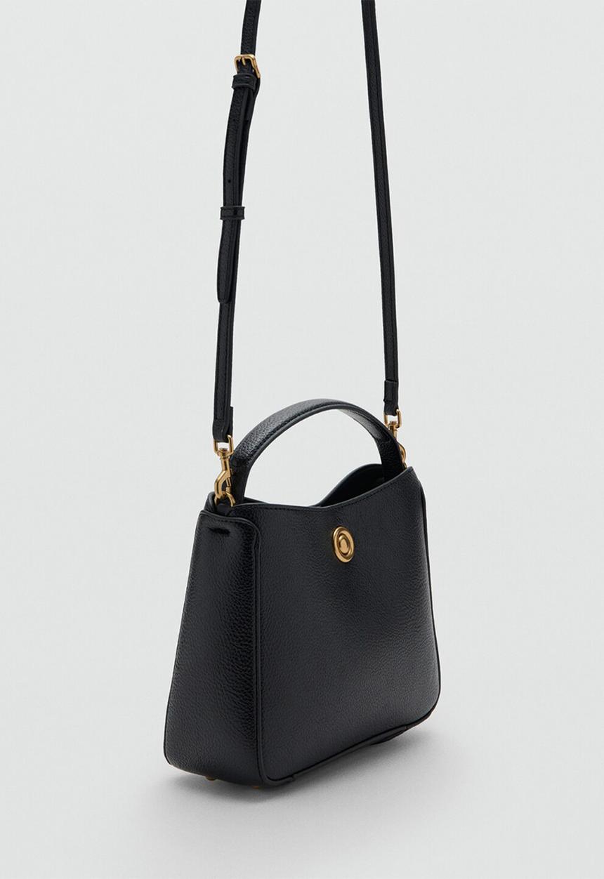 MANGO - Caude bucket bag - black