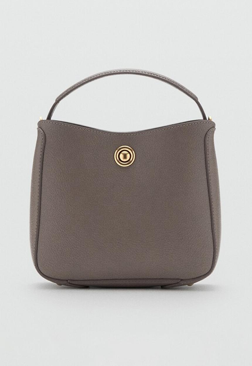 MANGO - Caude bucket bag - light brown