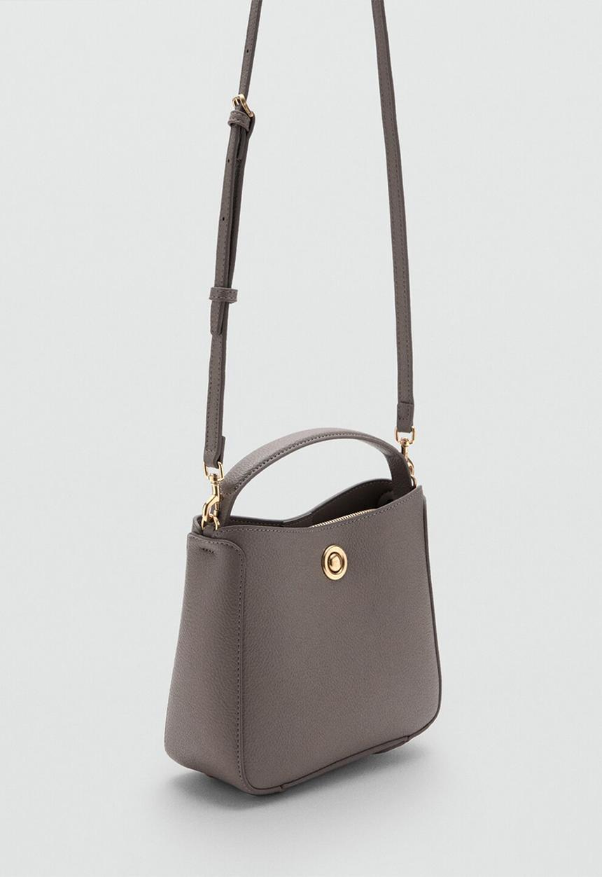MANGO - Caude bucket bag - light brown