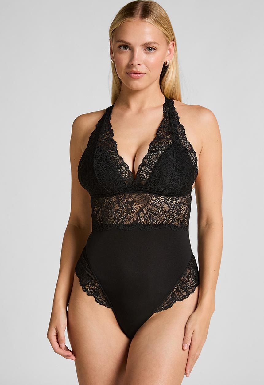 Hunkemoller - Posie string body - caviar