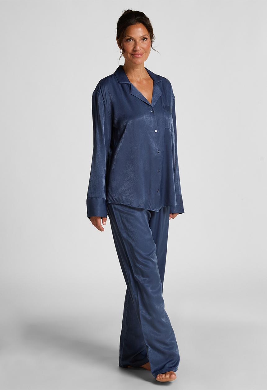 Hunkemoller - Pant satin ayla - blue