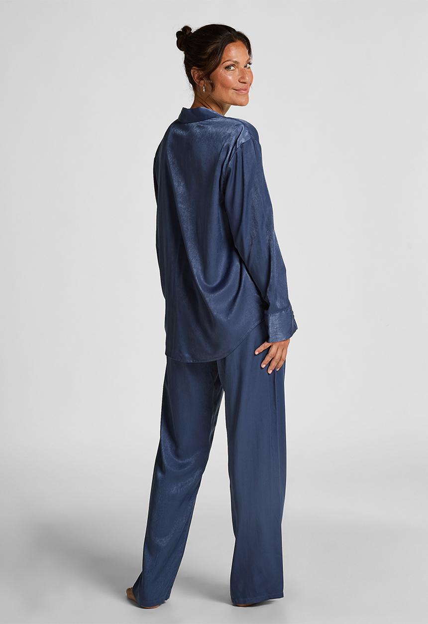 Hunkemoller - Pant satin ayla - blue