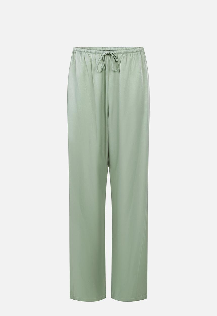 Hunkemoller - Pant satin ayla - iceberg green
