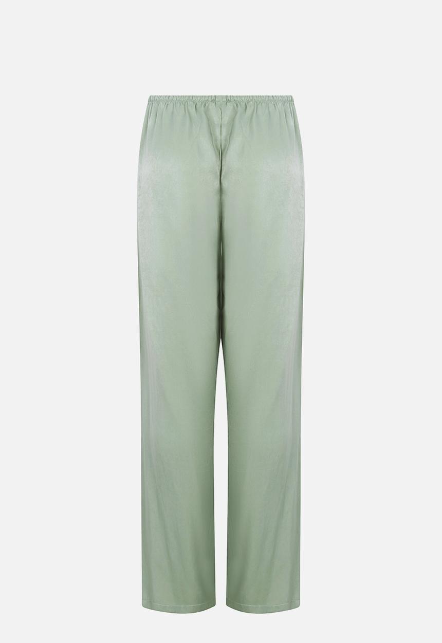 Hunkemoller - Pant satin ayla - iceberg green