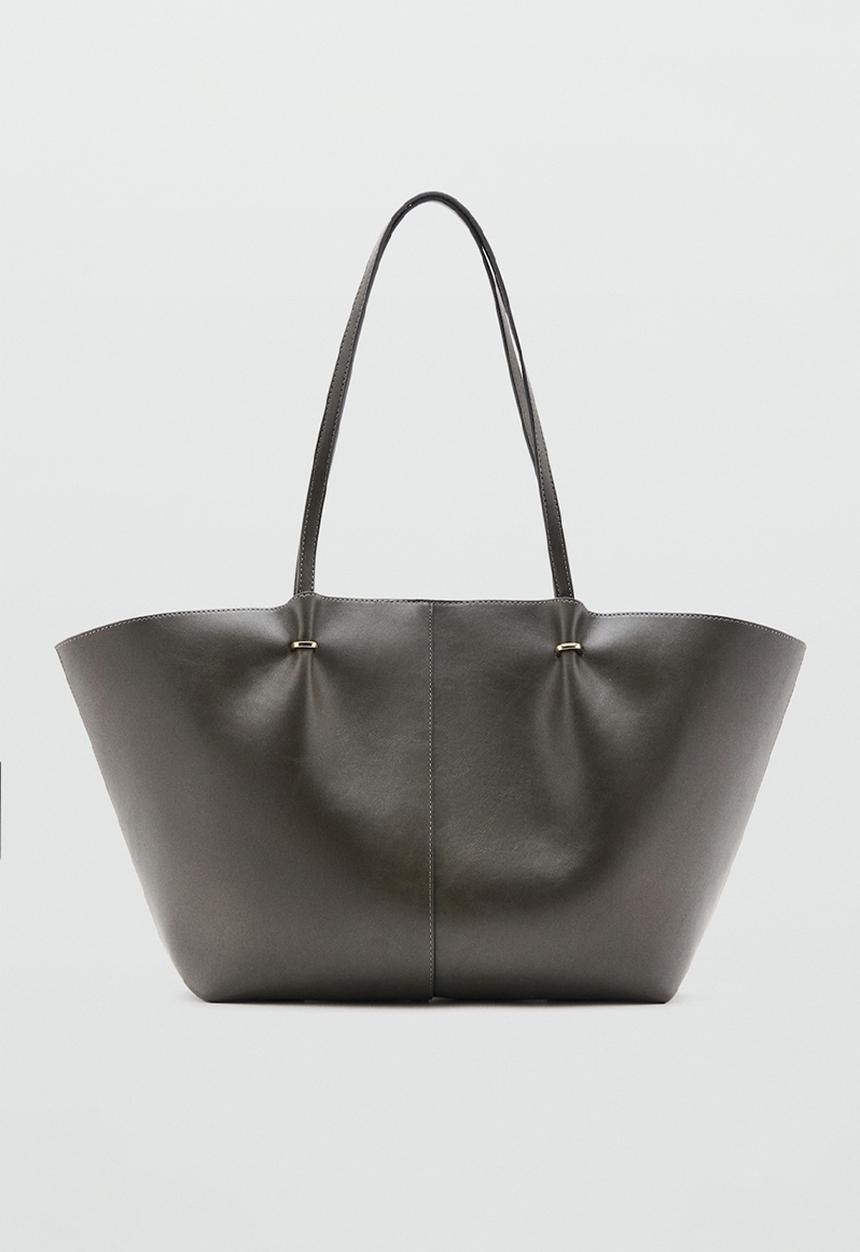 MANGO - Tere shoulder bag - khaki