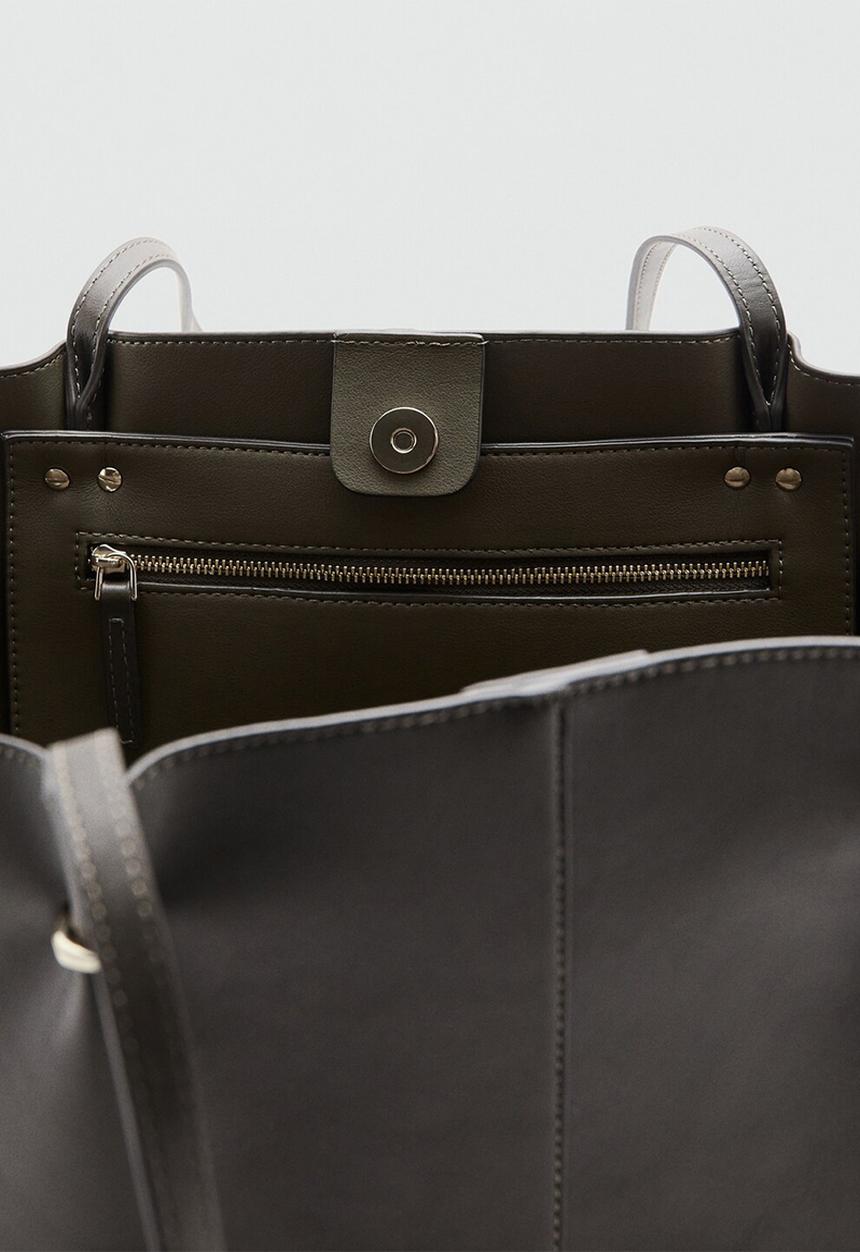 MANGO - Tere shoulder bag - khaki