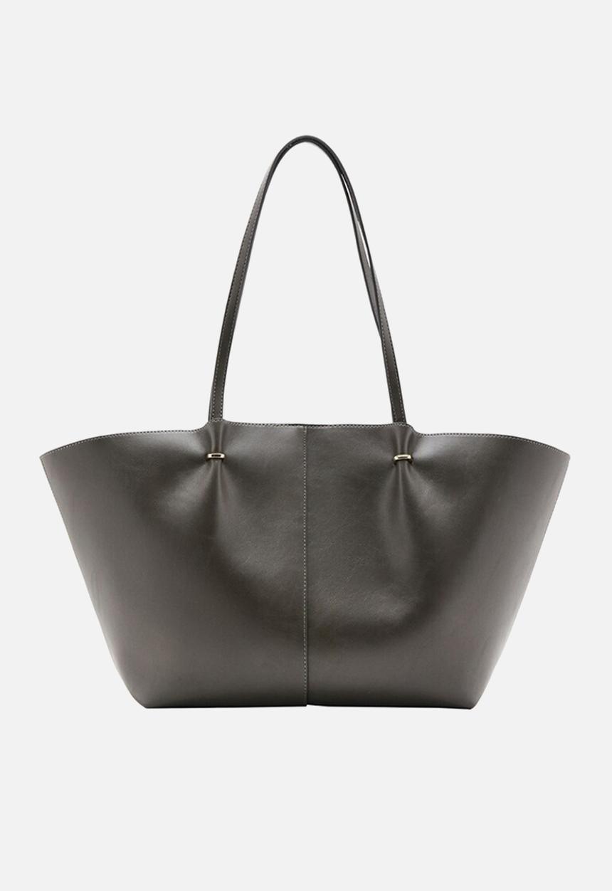 MANGO - Tere shoulder bag - khaki