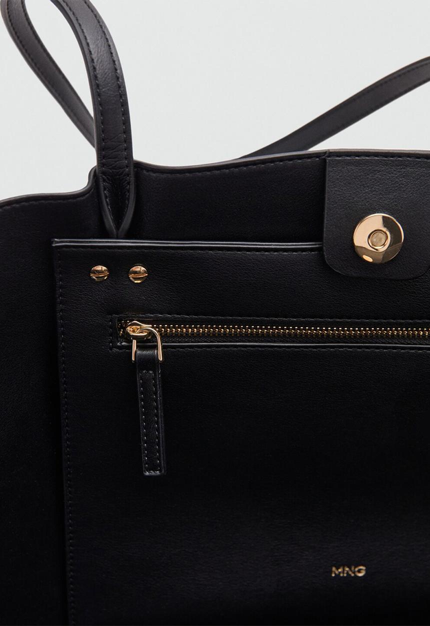 MANGO - Tere shoulder bag - black