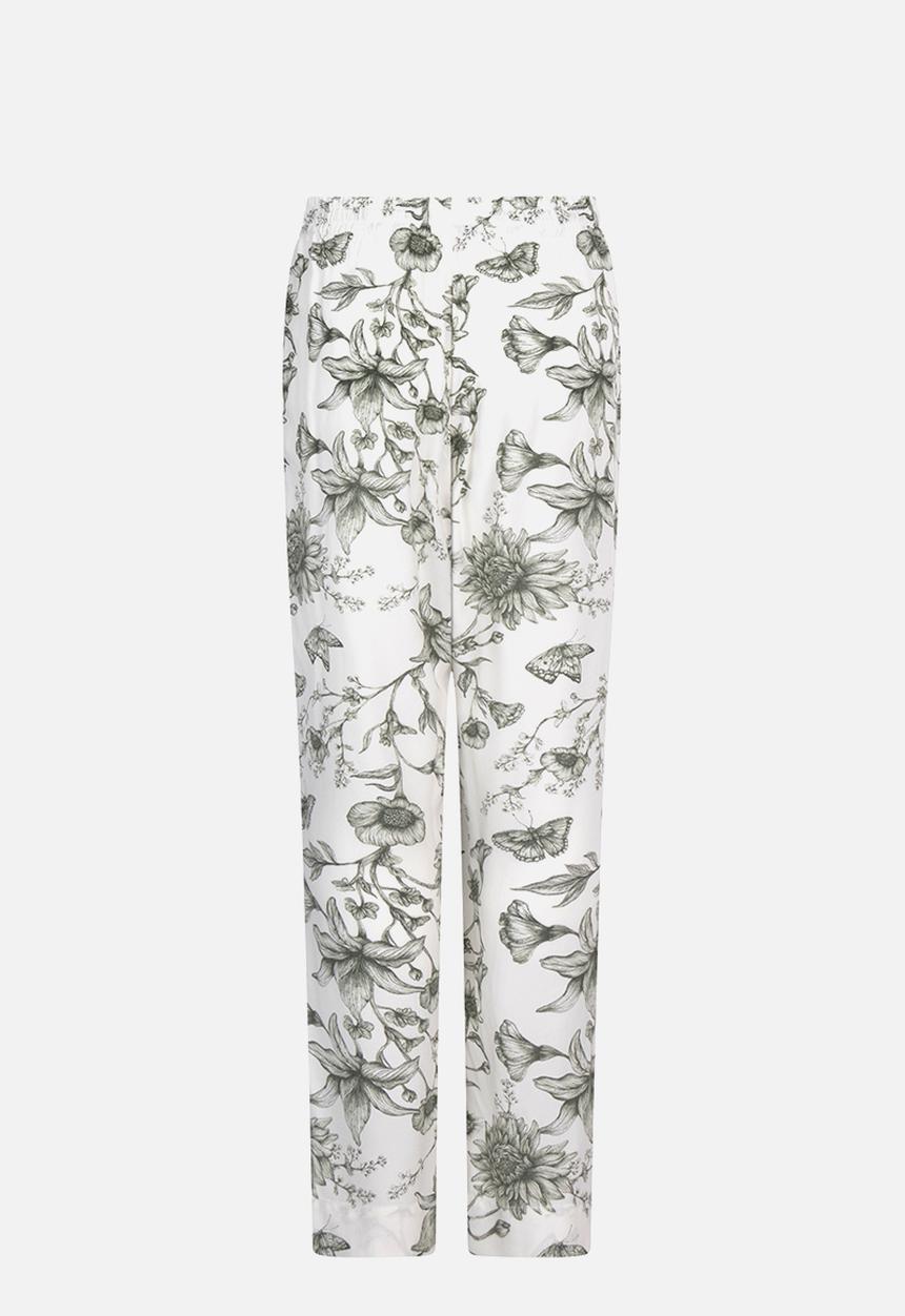 Hunkemoller - Pant viscose storylover - white