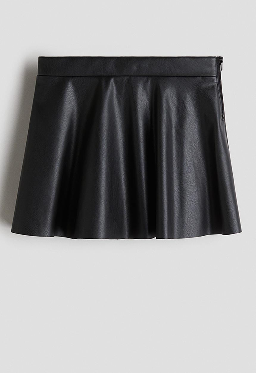 H&M - Flared skirt - black