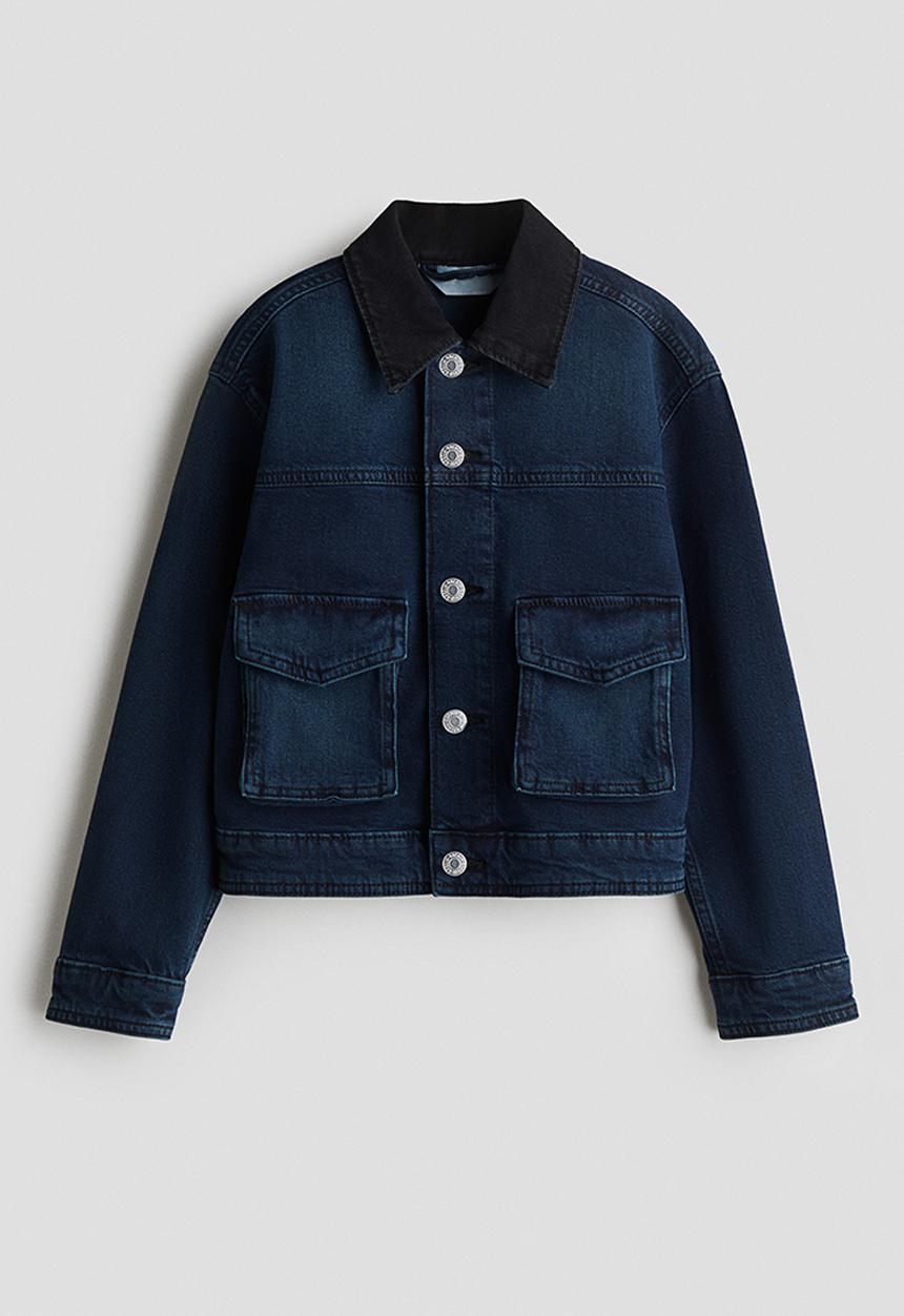 H&M - Cotton denim jacket - blue