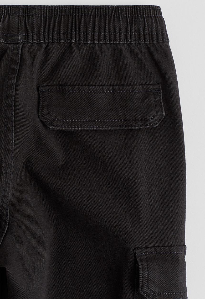 H&M - Cargo trousers - black