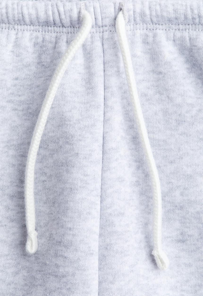 H&M - Brushed-inside joggers - light grey marl 
