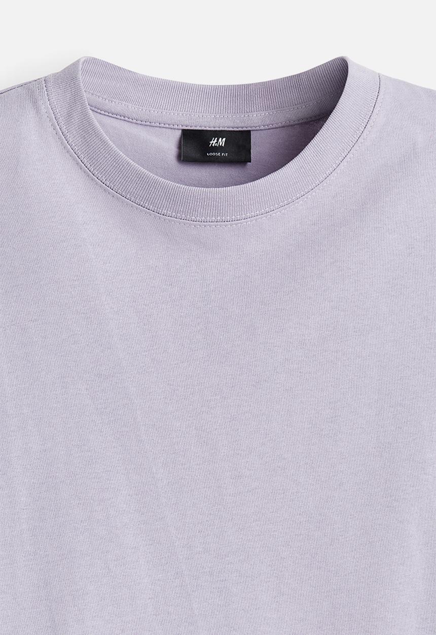 H&M - Loose fit t-shirt - purple