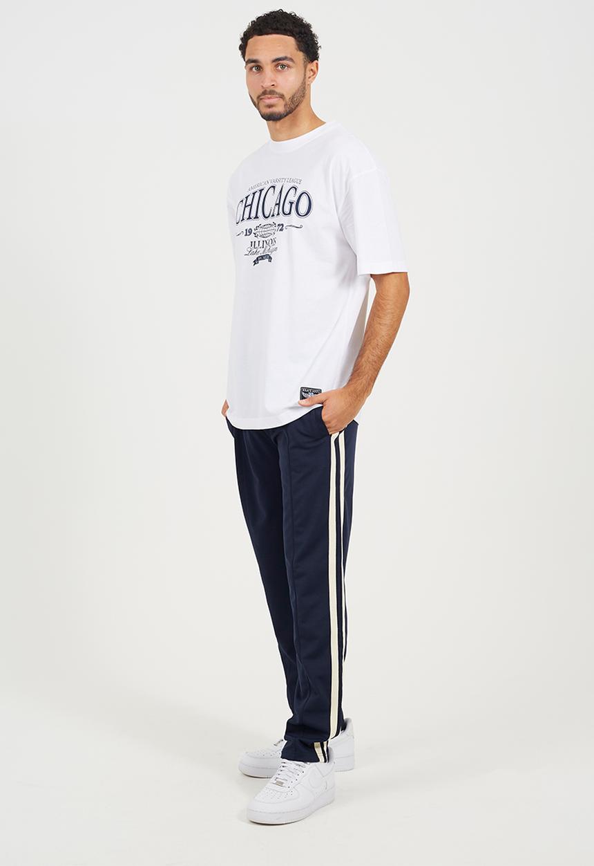 Brave Soul - Wide Leg Joggers - Navy