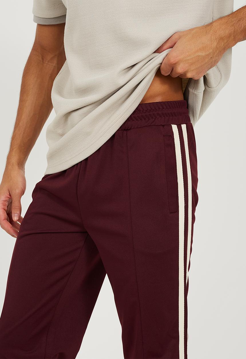 Brave Soul - Wide Leg Joggers - Burgundy