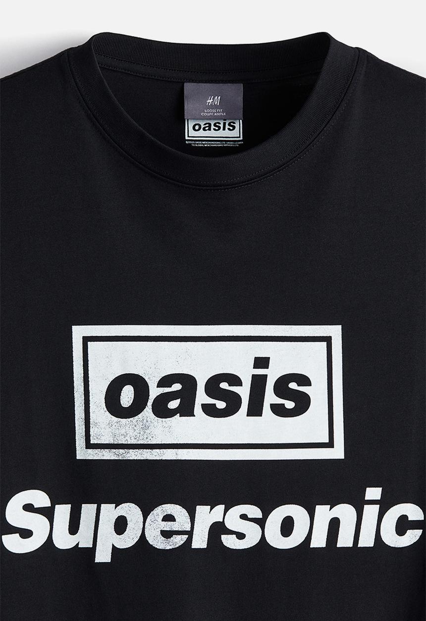 H&M - Loose fit t-shirt - black oasis