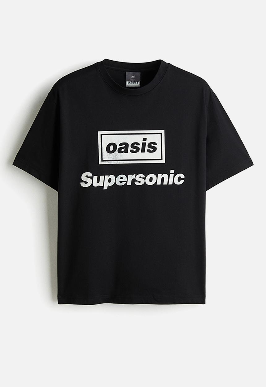H&M - Loose fit t-shirt - black oasis