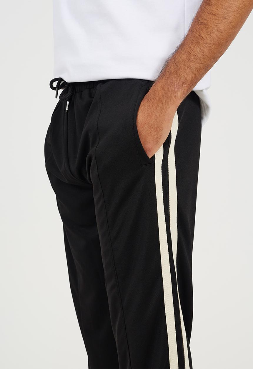 Brave Soul - Wide Leg Joggers - Jet Black