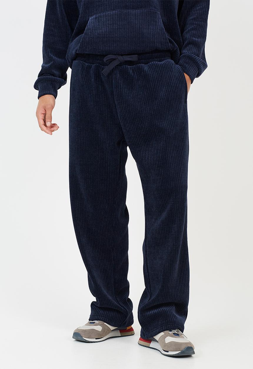 Brave Soul - Wide Leg Joggers- Navy