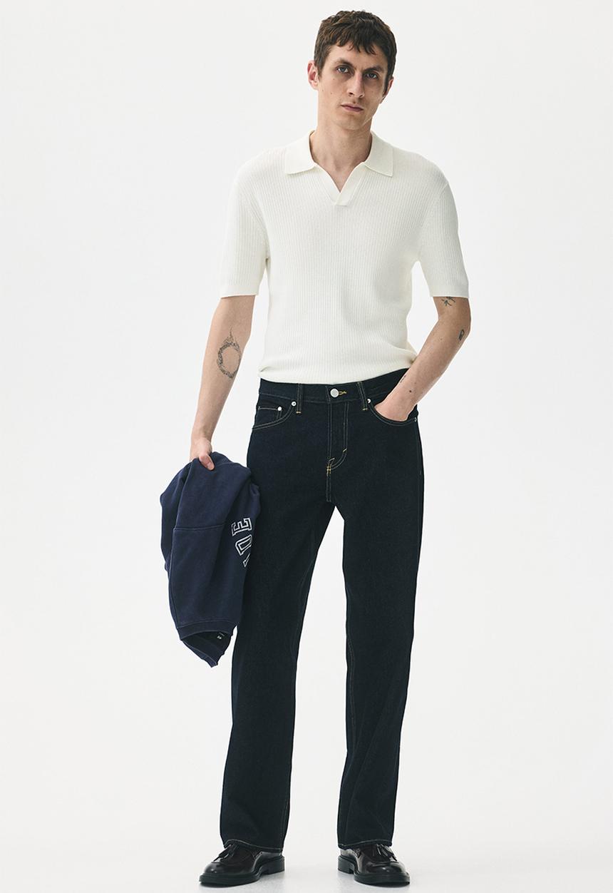 H&M - Slim fit polo shirt - white