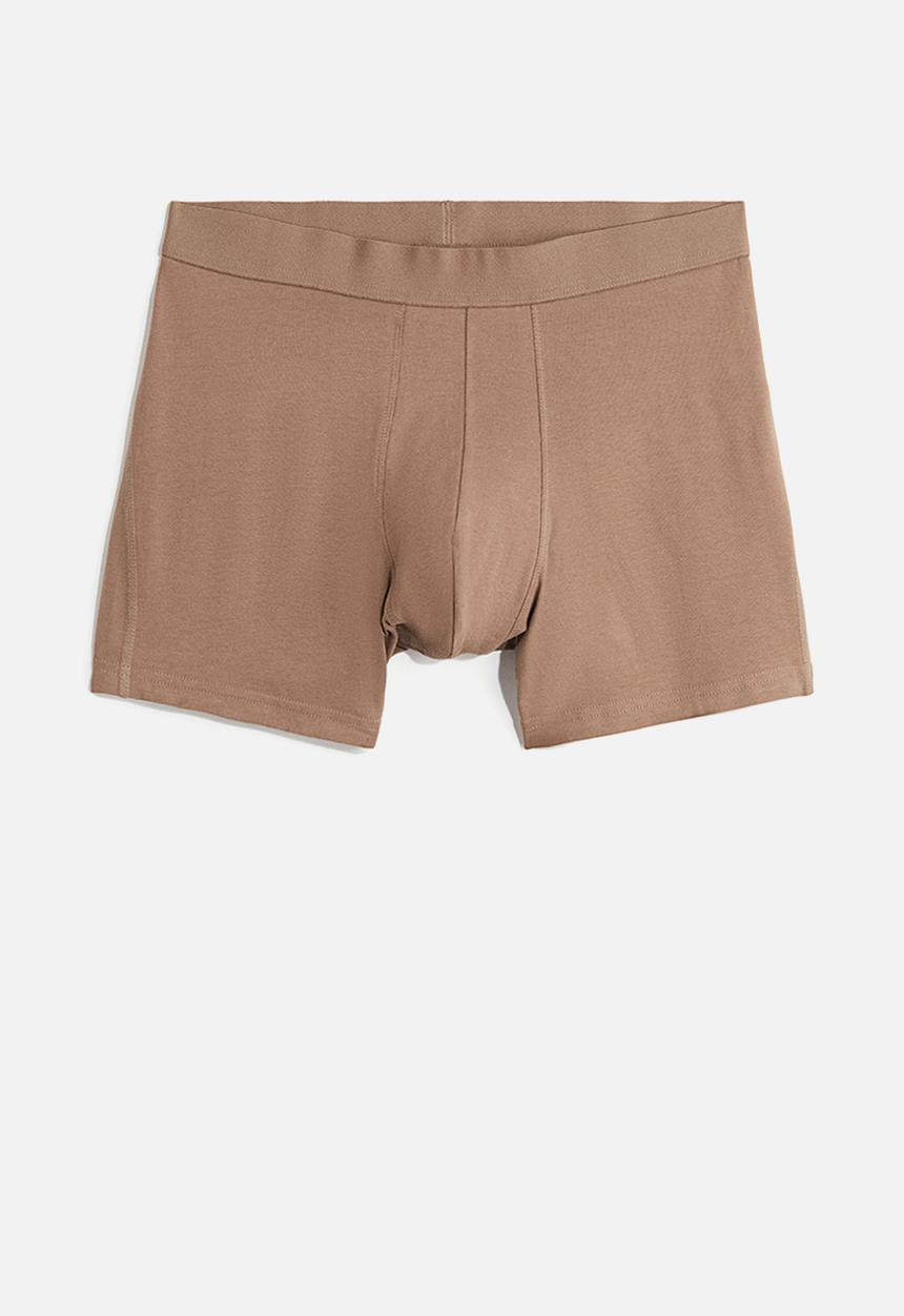 H&M - 3-Pack mid trunks with lycra® - green/beige/brown