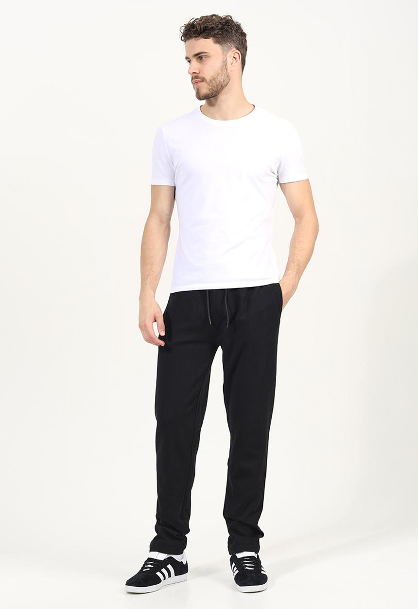 Brave Soul - Straight Leg Joggers  - Jet Black