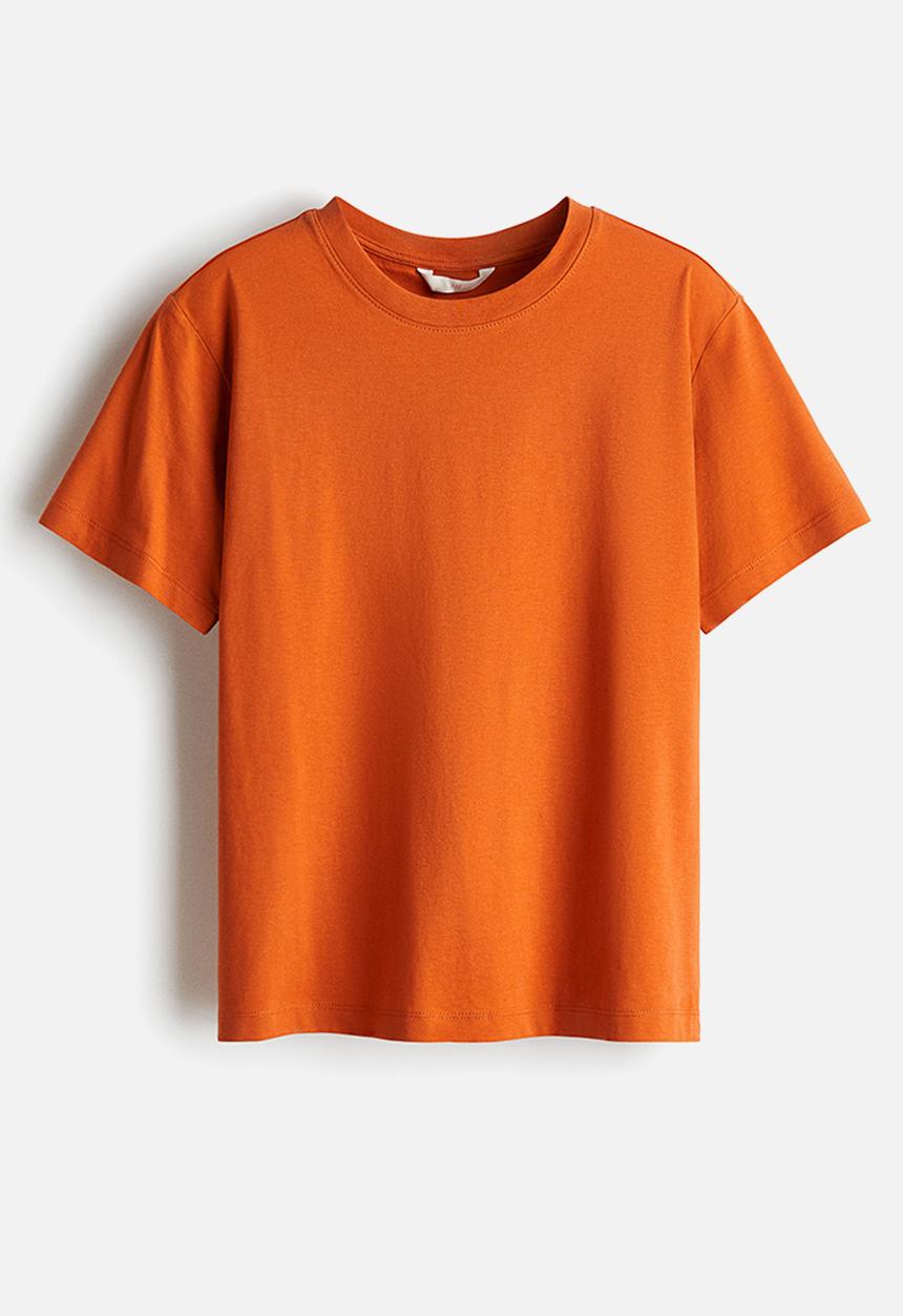 H&M - Cotton T-shirt - orange
