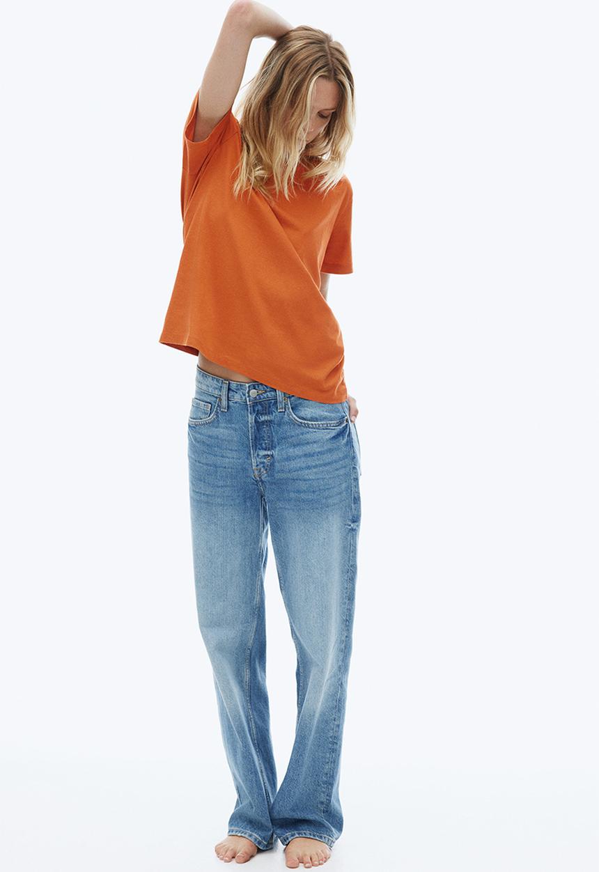 H&M - Cotton T-shirt - orange