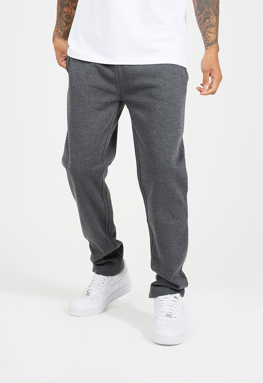 Brave Soul - Straight Leg  Joggers - Dk Charcoal Marl
