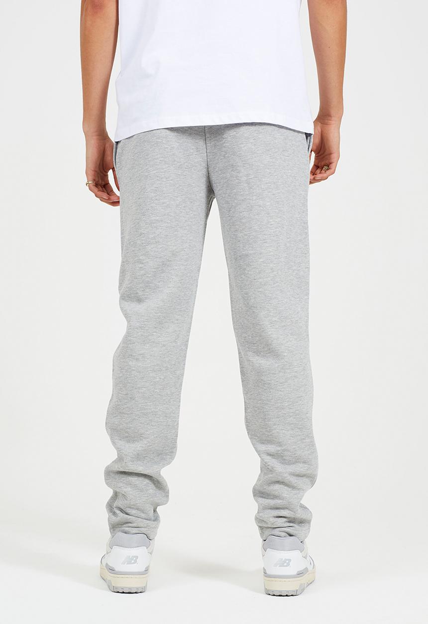 Brave Soul - Straight Leg Joggers  - Lt Grey Marl
