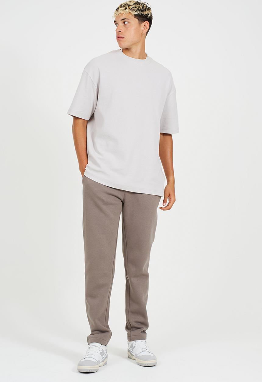 Brave Soul - Straight Leg  Joggers - Taupe