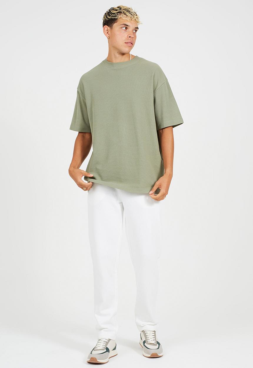 Brave Soul - Straight Leg Joggers- White